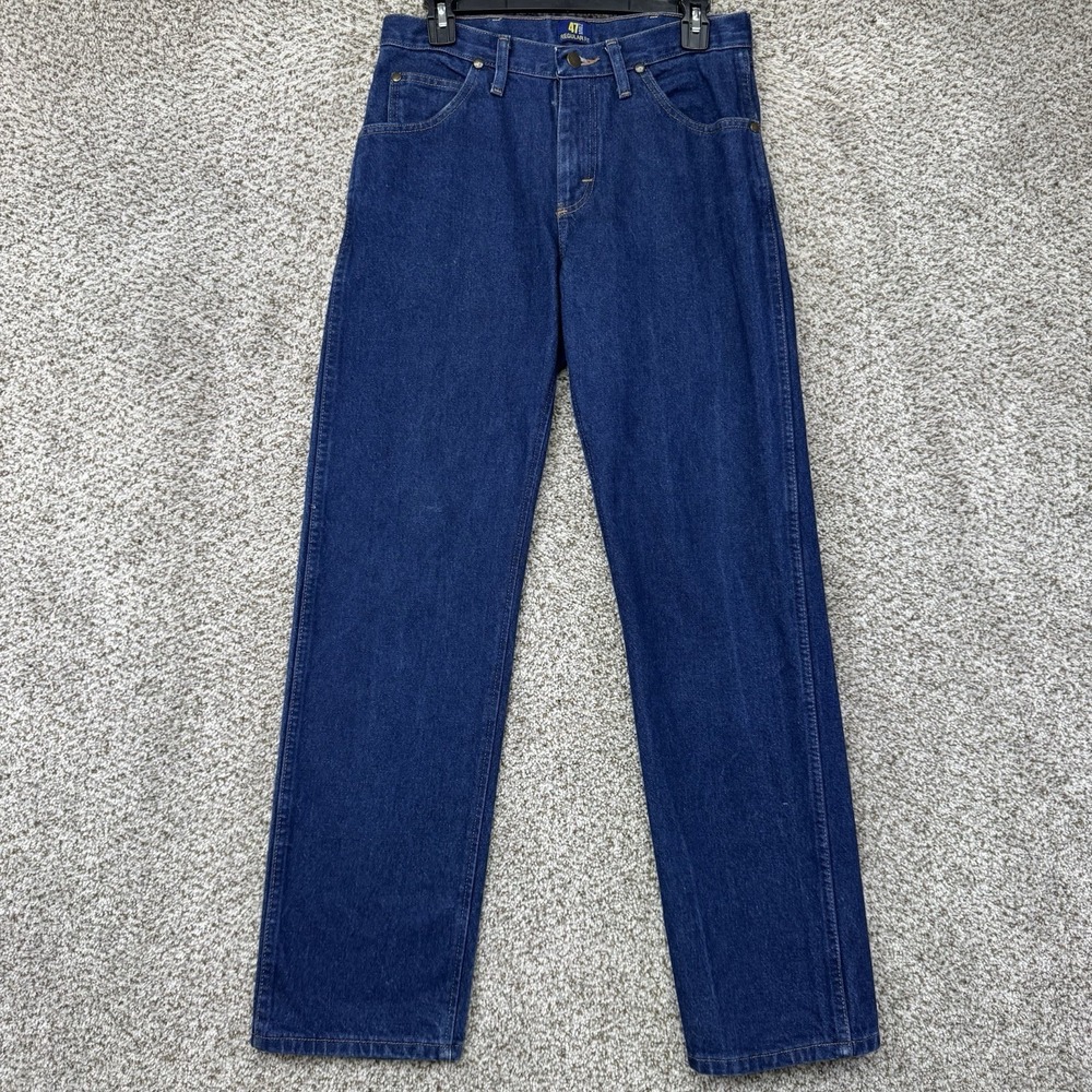 Wrangler 47MWZ Cowboy Cut Jeans Men's Size 30x32 Blue Denim Regular Fit Pockets